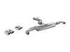 ES#3188098 - 771854KT - Performance Axle-Back Kit - Includes rear exhaust section with muffler and quad tips - Supersprint - Audi