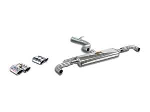 ES#3188098 - 771854KT - Performance Axle-Back Kit - Includes rear exhaust section with muffler and quad tips - Supersprint - Audi