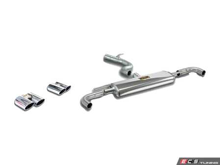 ES#3188098 - 771854KT - Performance Axle-Back Kit - Includes rear exhaust section with muffler and quad tips - Supersprint - Audi