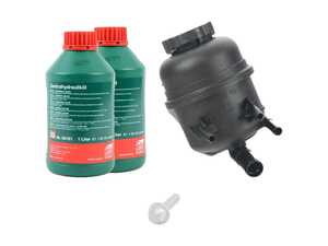 ES#4759730 - 2304660202KT - Mercedes-Benz SL-Class R230 Power Steering Reservoir & Fluid Service Kit - Featuring Genuine Mercedes-Benz Reservoir with internal filter & Febi Power Steering Fluid! Very neglected on these engines. Easy DIY project. For almost all V8 engines from 2003 to 2012. - Assembled By ECS - Mercedes Benz