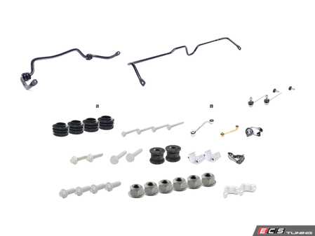 ES#2795101 - 2033234365KT3 - Front And Rear Sway Bar Kit - Includes New Front And Rear Sway Bars, Brackets, Hardware, And End Links - Assembled By ECS - Mercedes Benz