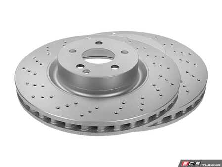 ES#2619468 - 2214211012KT3 - Front Brake Rotors - Pair (335x32) - Featuring a protective Meyle Platinum coating - Meyle - Mercedes Benz
