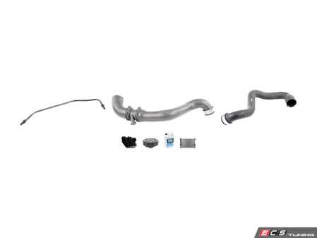 ES#4872637 - 2115003102KT - W211 E500 CLS500 Radiator Replacement Kit - This radiator replacement kit includes Zerex G48 coolant, radiator, expansion tank with cap, radiator hoses and breather line - Vaico - Mercedes Benz
