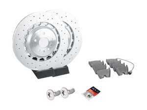 ES#4475288 - 8v0615301r2KT - Front Brake Service Kit (370x34) - Featuring genuine service parts - Genuine Volkswagen Audi - Audi