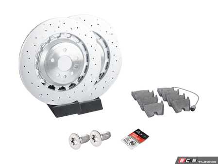 ES#4475288 - 8v0615301r2KT - Front Brake Service Kit (370x34) - Featuring genuine service parts - Genuine Volkswagen Audi - Audi