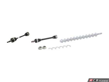 ES#4159636 - 33217529917sKT - Rear Axle Shaft Replacement Kit - Includes left and right axles and hardware - Assembled By ECS - BMW