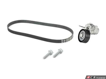 ES#5424559 - 04e145933alKT - Accessory Belt Kit - Keep your drive belt tight with a new belt, tensioner, and hardware - Genuine Volkswagen Audi - Volkswagen