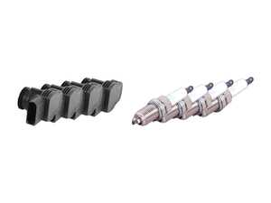 ES#2561865 - 07K905715FKTEOS - Ignition Service Kit - Includes four OE coil packs and spark plugs - Genuine Volkswagen Audi - Volkswagen