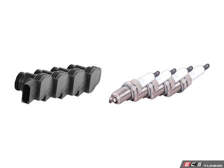 ES#2561865 - 07K905715FKTEOS - Ignition Service Kit - Includes four OE coil packs and spark plugs - Genuine Volkswagen Audi - Volkswagen