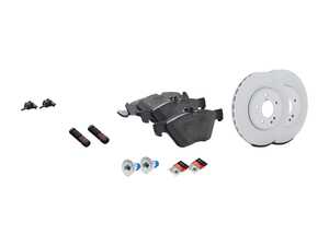 ES#2771400 - 0034202920KT10 - Front Brake Service Kit - Featuring Genuine Mercedes-Benz Rotors And Pads - Genuine Mercedes Benz - Mercedes Benz