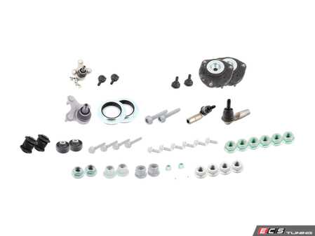 ES#2992207 - 1K01991KT3 - Front Suspension Refresh Kit - Stage 2 - Includes tie rods, strut mounts, strut bearings, ball joints, sway bar links, and related hardware - Genuine Volkswagen Audi - Volkswagen