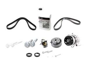 ES#2763858 - 06a109119cultkt - Genuine Ultimate Plus Timing Belt Kit - Comes with the ultimate kit plus cam and crank seals, hardware and Genuine G12Evo Coolant - Assembled By ECS - Volkswagen