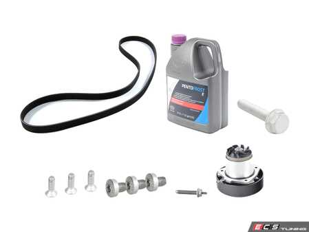 ES#4840174 - 03H121008M3KT - Water Pump Kit  - Includes Water Pump, Coolant, Belt, And Hardware - Assembled By ECS - Volkswagen