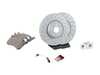 ES#4830286 - 0004212012KT6 - Front Brake Service Kit - Featuring Zimmerman Rotors, and OE Semi-Metallic Pads! - Zimmermann - Mercedes Benz