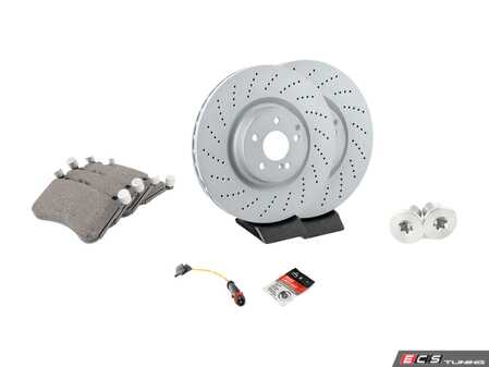 ES#4830286 - 0004212012KT6 - Front Brake Service Kit - Featuring Zimmerman Rotors, and OE Semi-Metallic Pads! - Zimmermann - Mercedes Benz
