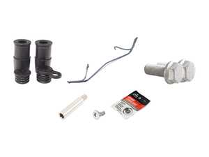 ES#2966548 - 1k0615123eKT - Front Pad And Rotor Installation Kit - Priced Per Caliper - Replace all the serviceable items while performing a standard brake job - Genuine Volkswagen Audi - Volkswagen