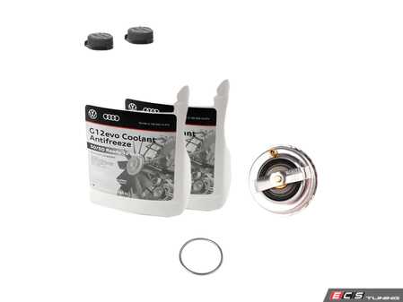 ES#2765347 - 022121113KT4 - Thermostat Replacement Kit - Parts needed when replacing thermostat - Genuine Volkswagen Audi - Audi