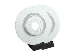 ES#4141627 - 95b615601gKT1 - Rear Brake Rotors - Pair (330x22) - Bring your brakes back to life - Zimmermann - Porsche