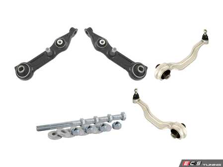 ES#3647720 -  2113308207KT - Front Lower Control Arm Kit With Hardware - Everything you need to replace the four front lower control arms on your W211 - Hamburg Tech - Mercedes Benz