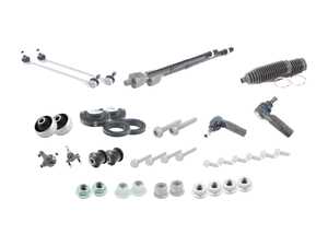 ES#2973165 - 5C0407183AKT3 - Front Suspension Refresh Kit - Stage 2 - Includes tie rod ends, innner tie rods, strut mounts, ball joints, front control arm bushings, sway bar end links and necessary hardware - Assembled By ECS - Volkswagen