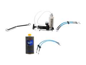 ES#4305479 - 007340lafKT - Turner Stainless Steel Brake Line Replacement Kit  - Front and rear Turner Stainless Steel brake lines with fluid and tools for a complete DIY - Assembled By ECS - BMW