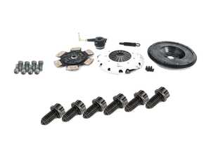 ES#2568956 - 17020HDCB6ALKT -  Stage 4 Clutch Kit - Steel Flywheel  - Ultimate street clutch, 6-puck disc holds up to 500 FT LBS TQ - Clutch Masters - Volkswagen