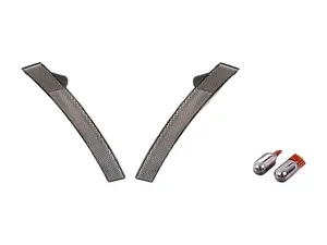 Clear Front Side Marker Lights With Bulbs - Pair