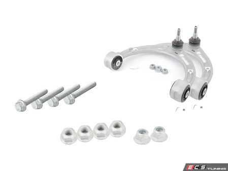 ES#3675586 - 97034105103KT1 - 2010-2013 970 Panamera Front Upper Control Arm Kit - Featuring OE Manufacturer Lemforder Control Arms with all hardware needed to complete the job - Assembled By ECS - Porsche