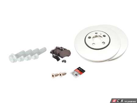 ES#2696310 - 3A0615301A - Front Brake Service Kit - Everything you'll need to service your front brakes - Assembled By ECS - Volkswagen