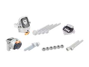 ES#2628418 - 8R0199381AEKT - Drivetrain Mount Kit - Complete set of drivetrain mounts with hardware to keep vibrations in check - Genuine Volkswagen Audi - Audi