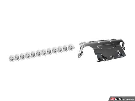ES#2834816 - 95510798100KT - Belly Pan & Installation Hardware Kit - Underbody protection for your engine - Genuine Porsche - Porsche