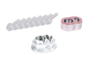 ES#3651523 - 99905304104KT2 - Front Wheel Bearing Kit - Includes FAG front wheel bearings with Genuine Porsche installation hardware - Assembled By ECS - Porsche