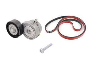 ES#4707953 - 06E903137T1KT - Accessory Belt Kit With ECS Performance Kevlar Reinforced Accessory Belt - Includes the tensioner assembly, ECS performance Kevlar reinforced accessory belt, belt tensioner and hardware - Assembled By ECS - Audi