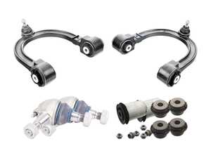 ES#4666671 - 2113300335KT - Front Control Arm Kit - Featuring Comprehensive Lemforder Front Control Arm Kit - Assembled By ECS - Mercedes Benz