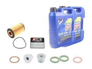 ES#4766050 - 0001803009KT15 - M159 SLS AMG Liqui Moly Synthoil Energy Oil Service Kit (0w-40) - Includes Hengst filter and Liqui Moly Synthoil Energy A40 MB 229.5 Spec oil - Assembled By ECS - Mercedes Benz