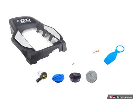 ES#2765944 - 079103925fKT - Engine Bay Cover Kit - Clean up your engine bay with a new cover, dipstick, and caps - Genuine Volkswagen Audi - Audi