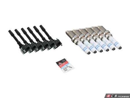 ES#4830537 - 94660210404KT7 - Ignition Service Kit - Featuring OEM Bosch Spark Plugs & OEM Eldor Ignition Coils - Assembled By ECS - Porsche