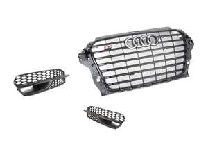 ES#2840868 - 8v5853651dckaKT - S3 Grille Kit - Black Optics - Clean up or change your look - Genuine Volkswagen Audi - Audi