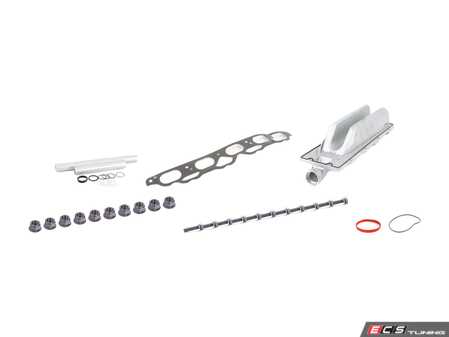 ES#3706860 - 11141439975KT2 - Water Pipe Service Kit - No coolant  - Addresses common low-mileage failure caused by poor OEM o-ring/pipe design. Includes everything needed for a basic water pipe replacement - Assembled By ECS - BMW