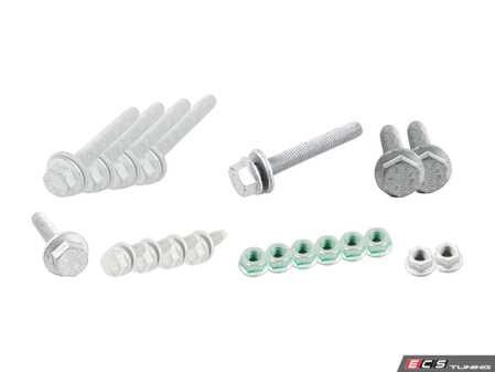 ES#4630151 - 5WA199369AKT - Front Subframe Hardware Installation Kit - Includes all necessary subframe and dogbone mount bolts - Genuine Volkswagen Audi - Volkswagen