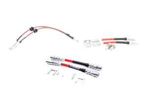 ES#3979242 - MK3BLK4CWDB2KT - Exact-Fit Stainless Steel Brake Lines - Kit - DOT-compliant kit to improve pedal feel in your vehicle. - ECS - Volkswagen