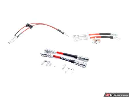 ES#3979242 - MK3BLK4CWDB2KT - Exact-Fit Stainless Steel Brake Lines - Kit - DOT-compliant kit to improve pedal feel in your vehicle. - ECS - Volkswagen