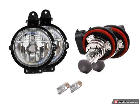 ES#4932048 - 63172751295KT1 - Front Fog Light With Position Light - Set - Replaces those cracked or damaged fog lights - Assembled By ECS - MINI