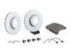 ES#4658230 - 97035140400ZKT2 - Front Brake Service Kit - Featuring Zimmerman rotors, and Textar pads - Assembled By ECS - Porsche