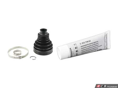 ES#4629773 - 1km498201aKT - Inner CV Boot Kit - Everything you need to repair a torn boot - Genuine Volkswagen Audi - Volkswagen