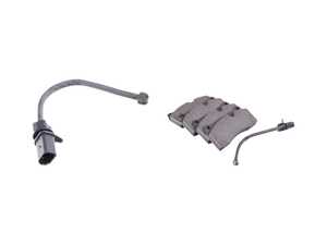 ES#4504916 - 4s0698451acKT - Rear Brake Pad Set With Pad Sensor - Restore the stopping power in your vehicle. - Genuine Volkswagen Audi - Audi
