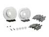ES#3022757 - W251FRBRAKEKT2 - Front & Rear Brake Service Kit - Featuring Meyle Rotors And Genuine Mercedes-Benz Pads - Assembled By ECS - Mercedes Benz