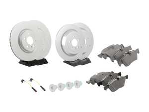 ES#3022757 - W251FRBRAKEKT2 - Front & Rear Brake Service Kit - Featuring Meyle Rotors And Genuine Mercedes-Benz Pads - Assembled By ECS - Mercedes Benz