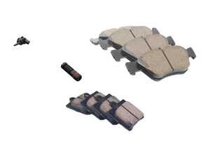 ES#2770903 - 004420022067KT4 - Front & Rear Brake Pad Kit - Featuring Akebono Pads - Assembled By ECS - Mercedes Benz