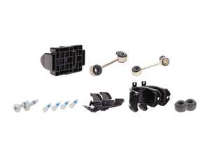 ES#2770907 - 2103230440KT2 - Front Sway Bar Installation Kit - Includes new bushings, brackets, hardware, shims and end links - Genuine Mercedes Benz - Mercedes Benz
